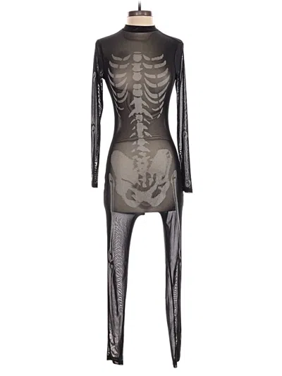 Fashion Nova Romper In Black