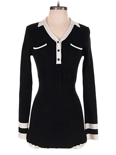 Pre-owned Fashion Nova Romper In Black