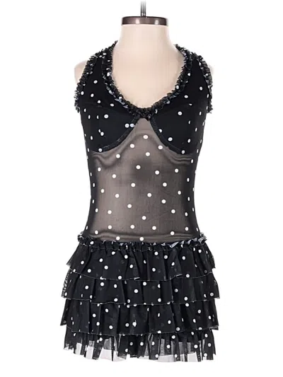 Pre-owned Fashion Nova Romper In Black