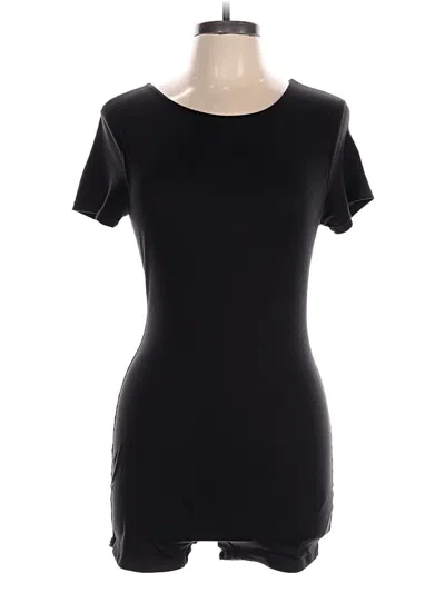 Pre-owned Fashion Nova Romper In Black