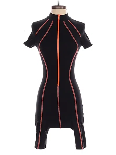 Pre-owned Fashion Nova Romper In Black