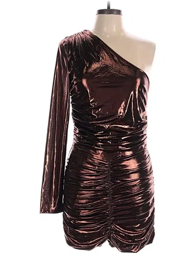 Pre-owned Fashion Nova Romper In Brown