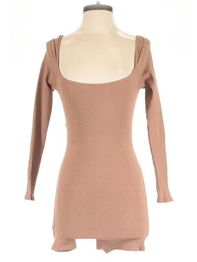 Pre-owned Fashion Nova Romper In Brown