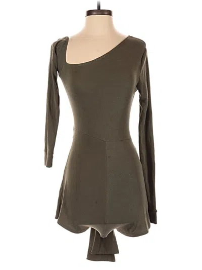 Pre-owned Fashion Nova Romper In Brown