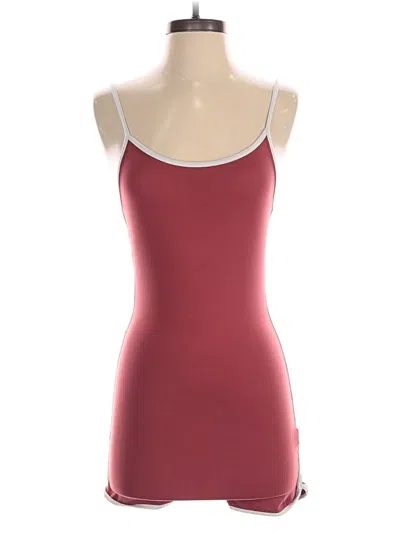Pre-owned Fashion Nova Romper In Burgundy