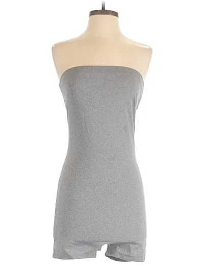 Pre-owned Fashion Nova Romper In Gray