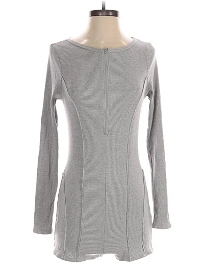 Pre-owned Fashion Nova Romper In Gray