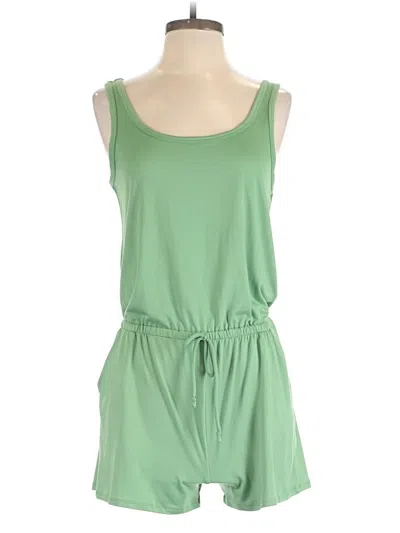 Fashion Nova Romper In Green