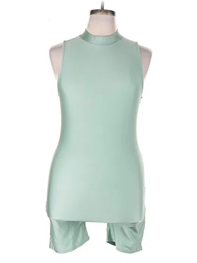 Fashion Nova Romper In Green