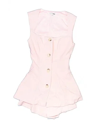 Pre-owned Fashion Nova Romper In Pink