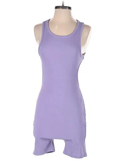 Pre-owned Fashion Nova Romper In Purple