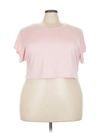 Pre-owned Fashion Nova Short Sleeve T-shirt In Pink
