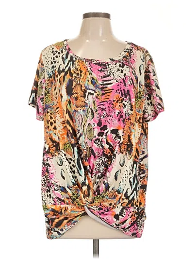 Pre-owned Fashion Nova Short Sleeve T-shirt In Pink