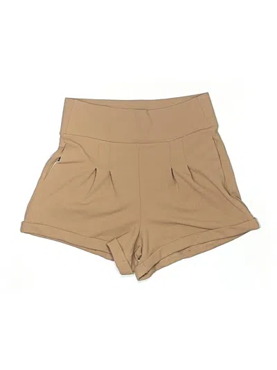 Pre-owned Fashion Nova Shorts In Tan