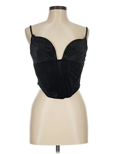 Pre-owned Fashion Nova Sleeveless Blouse In Black