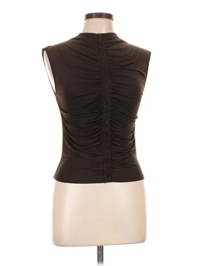 Fashion Nova Sleeveless Blouse In Brown
