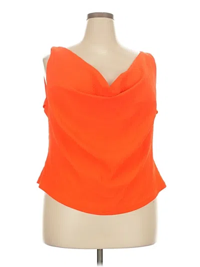 Pre-owned Fashion Nova Sleeveless Blouse In Orange