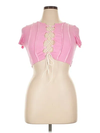 Fashion Nova Sleeveless Blouse In Pink