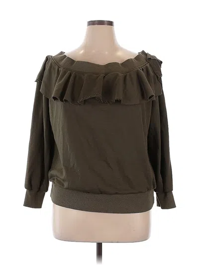 Pre-owned Fashion Nova Sweatshirt In Brown