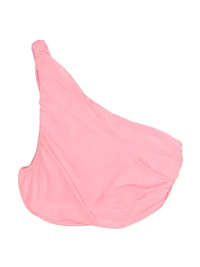 Pre-owned Fashion Nova Swimsuit Top Pink Swimwear