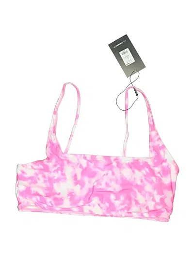 Fashion Nova Swimsuit Top Pink Tie-dye Pattern Swimwear