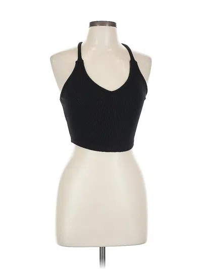Pre-owned Fashion Nova Tank Top Black Halter Neckline Tops