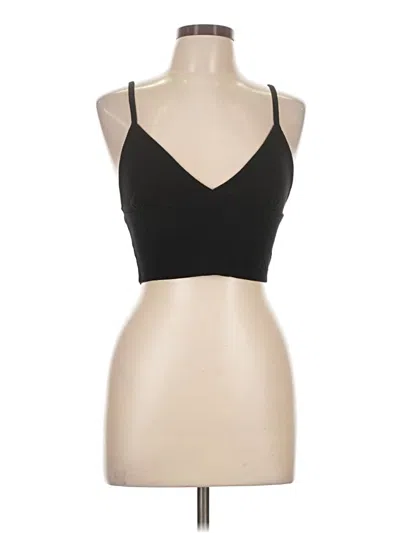 Pre-owned Fashion Nova Tank Top Black Halter Neckline Tops