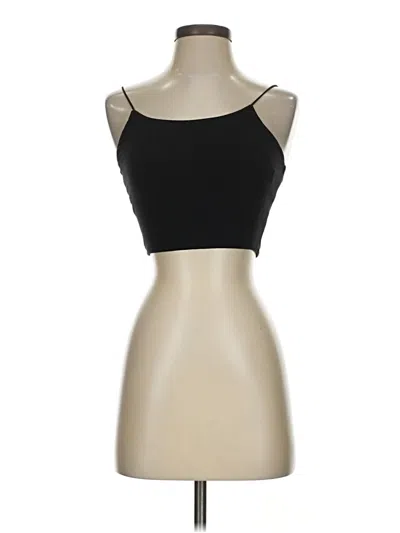 Pre-owned Fashion Nova Tank Top Black Strapless Neckline Tops