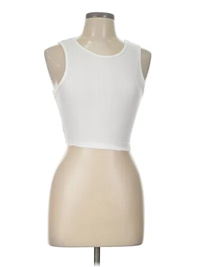 Fashion Nova Tank Top White Strapless Neckline Tops