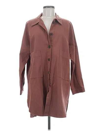 Pre-owned Fashion Nova Trenchcoat In Brown