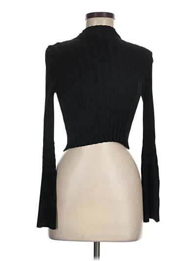 Pre-owned Fashion Nova Turtleneck Sweater In Black