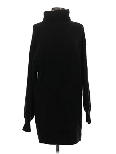 Pre-owned Fashion Nova Turtleneck Sweater In Black