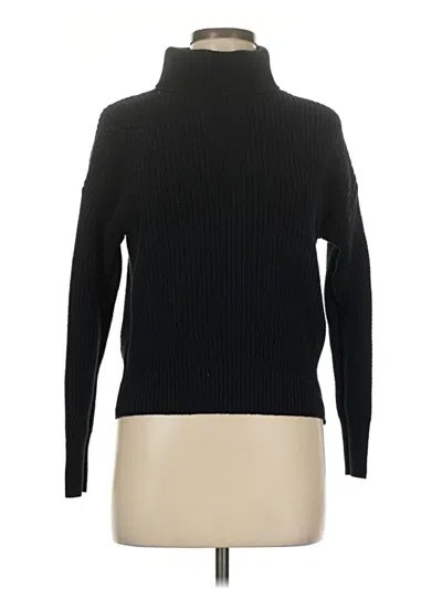 Pre-owned Fashion Nova Turtleneck Sweater In Black