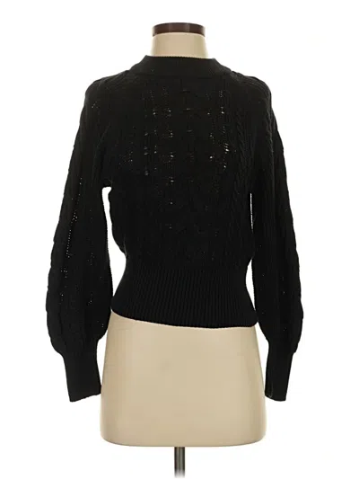 Pre-owned Fashion Nova Turtleneck Sweater In Black