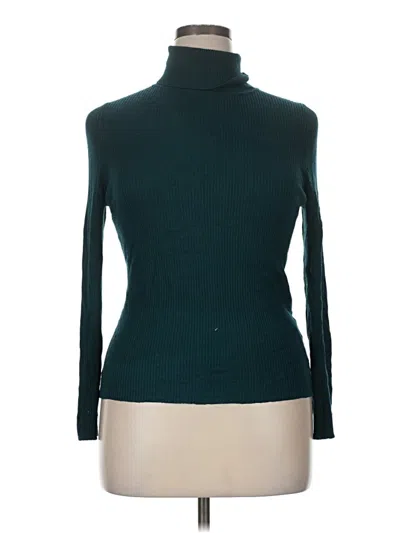 Pre-owned Fashion Nova Turtleneck Sweater In Blue