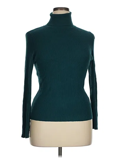 Pre-owned Fashion Nova Turtleneck Sweater In Blue