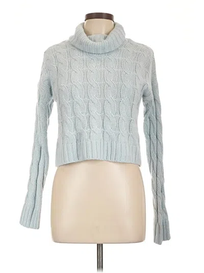 Pre-owned Fashion Nova Turtleneck Sweater In Blue