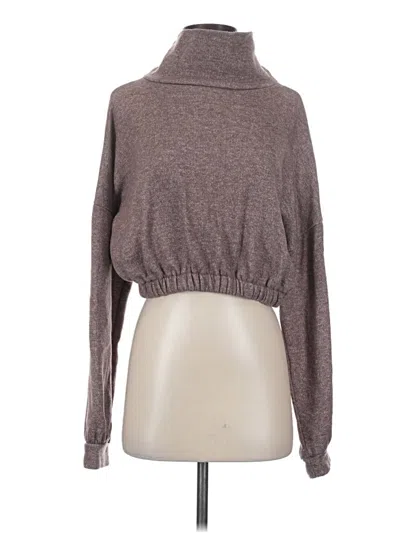 Pre-owned Fashion Nova Turtleneck Sweater In Brown