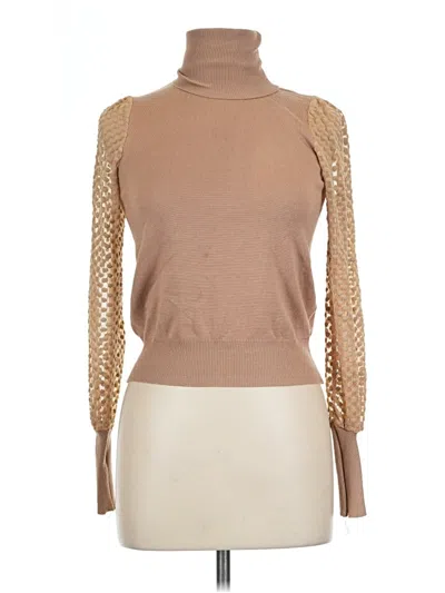 Pre-owned Fashion Nova Turtleneck Sweater In Brown