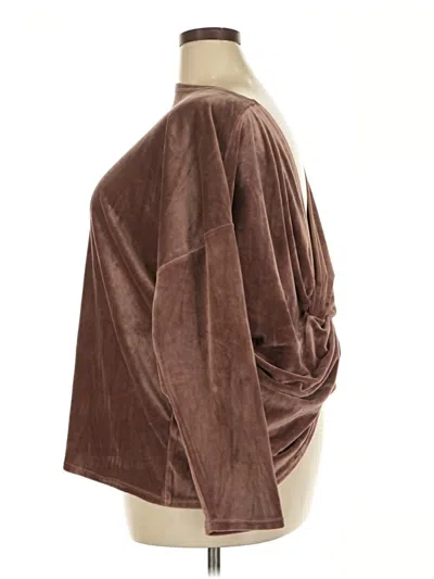 Pre-owned Fashion Nova Turtleneck Sweater In Brown