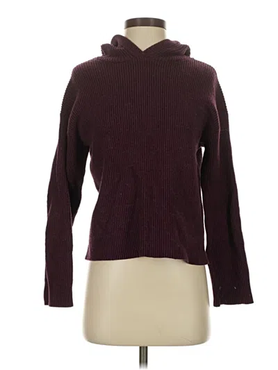 Pre-owned Fashion Nova Turtleneck Sweater In Burgundy