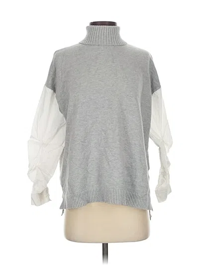 Pre-owned Fashion Nova Turtleneck Sweater In Gray