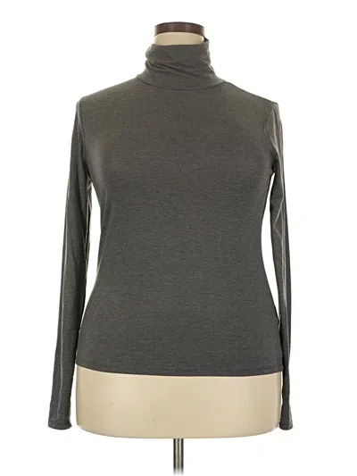 Pre-owned Fashion Nova Turtleneck Sweater In Gray