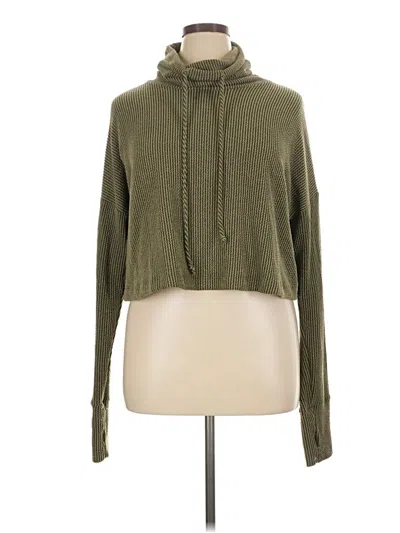 Pre-owned Fashion Nova Turtleneck Sweater In Green