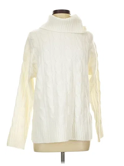 Pre-owned Fashion Nova Turtleneck Sweater In Ivory