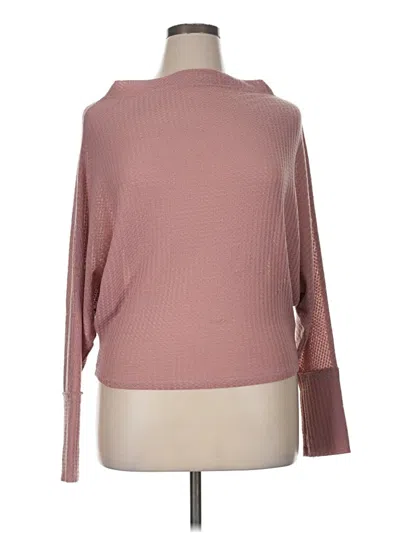 Pre-owned Fashion Nova Turtleneck Sweater In Pink
