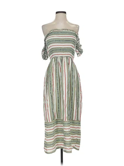 Pre-owned Fashion On Earth Casual Dress In Green