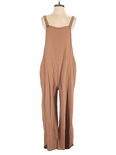 Pre-owned Fashion Overalls In Brown
