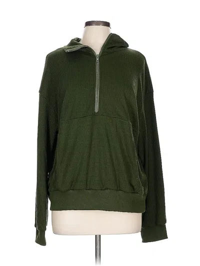 Pre-owned Fashion Pullover Hoodie In Green
