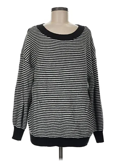 Pre-owned Fashion Pullover Sweater In Black